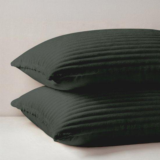 2dekans | Zydante® Dekbedovertrek Teddy Rib - 200x220 cm -, Huis en Inrichting, Slaapkamer | Beddengoed, Ophalen of Verzenden