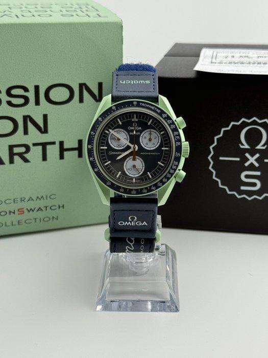 Omega x Swatch - MoonSwatch - Mission on Earth - Zonder, Bijoux, Sacs & Beauté, Montres | Hommes
