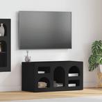 vidaXL TV Kast Zwart 80 x 35 x 40 cm Bewerkt hout, Huis en Inrichting, Kasten |Televisiemeubels, Verzenden, Nieuw
