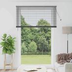 vidaXL Raamjaloezie met gordijnen Donkergrijs Aluminium, Huis en Inrichting, Stoffering | Gordijnen en Lamellen, Verzenden, Nieuw