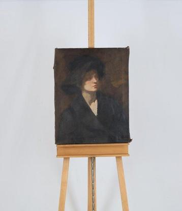 Nicolaas Pieneman (1880-1938) - Portret van een vrouw in het beschikbaar voor biedingen