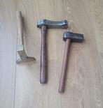Lot de 3 marteaux de collection: arteau en cuivre de, Antiek en Kunst