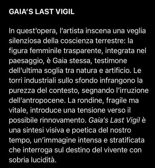 Gianfranco Zenerato - GAIAS LAST VIGIL, Antiek en Kunst, Kunst | Schilderijen | Modern