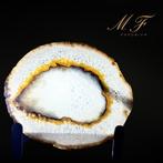 Prachtige agaatsnede met standaard Plak - Hoogte: 200 mm -