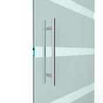 T-greep voor glazen deur ø 25mm - L: 600x500mm - RVS, Doe-het-zelf en Bouw, Deuren en Vliegenramen, Verzenden, Nieuw