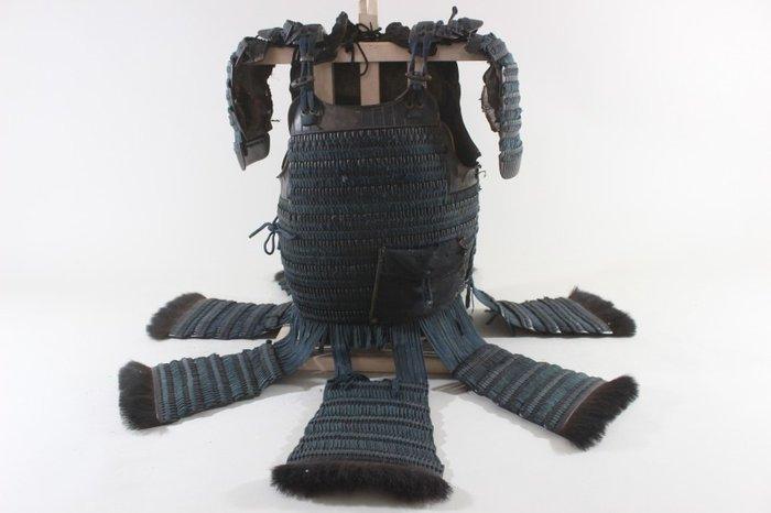 Harnas - Japan - Honkozane Twee platen Dou met 6 Dan, Antiek en Kunst, Antiek | Overige Antiek