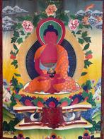 Amitabha Thangka - Toile - 1970-1980, 1990-2000, Antiek en Kunst