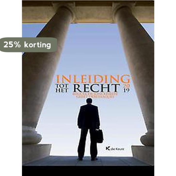 Inleiding tot het recht 2019 9789048636419 Geert Debersaques, Boeken, Wetenschap, Zo goed als nieuw, Verzenden