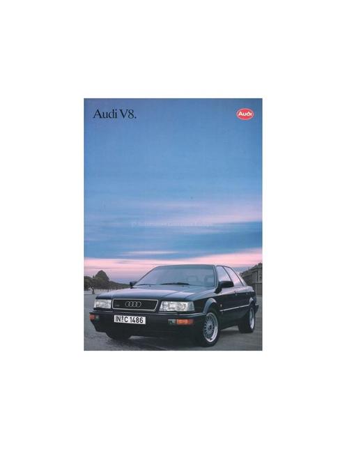 1991 AUDI V8 BROCHURE FRANS, Boeken, Auto's | Folders en Tijdschriften