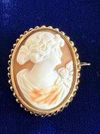 Broche - 14 carats Or jaune Pierres précieuses variées -, Handtassen en Accessoires