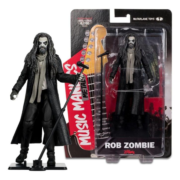 Metal Music Maniacs Action Figure Wave 2 Rob Zombie 15 cm, Verzamelen, Muziek, Artiesten en Beroemdheden, Ophalen of Verzenden