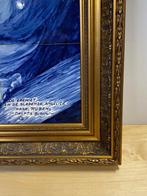 Carreau - Tegeltableau Delfts blauw naar Rubens - Kluizenaar