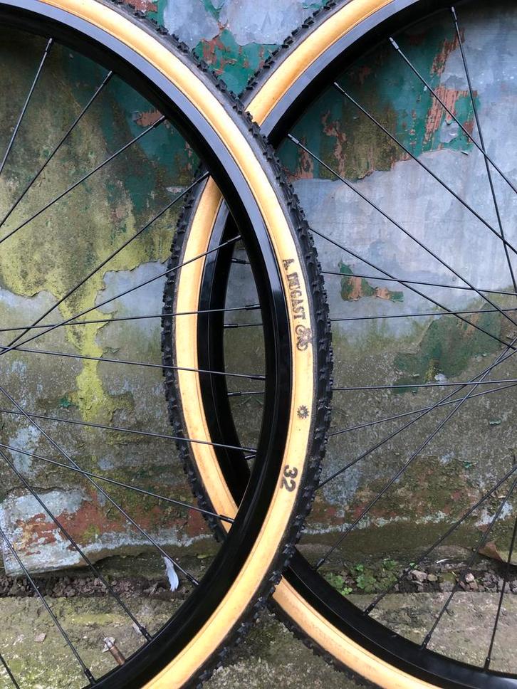 nieuwe aluminium disc cyclocross wielen voor tubes, Fietsen en Brommers, Fietsonderdelen, Racefiets, Wiel, Nieuw, Ophalen of Verzenden