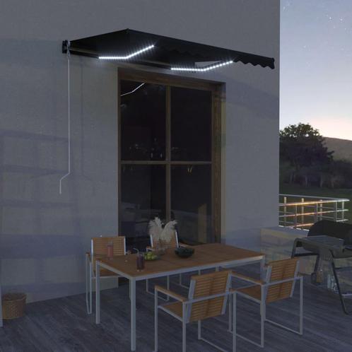 vidaXL Luifel uittrekbaar met windsensor en LED 300x250 cm, Jardin & Terrasse, Protection solaire, Envoi