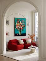 E. García - FLORES ROJAS XL (NO RESERVE), Antiek en Kunst