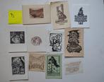 LOTTO DI 40 EX LIBRIS DI AUTORI INTERNAZIONALI - Ex libris, Antiek en Kunst