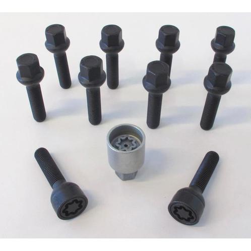 H&R Wielboutenset bolkonisch R13 M14x1.50 - Lengte 47mm - Zw, Auto-onderdelen, Ophanging en Onderstel, Nieuw, Verzenden