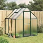 vidaXL Serre avec cadre de base vert 169x169x195 cm, Verzenden, Neuf