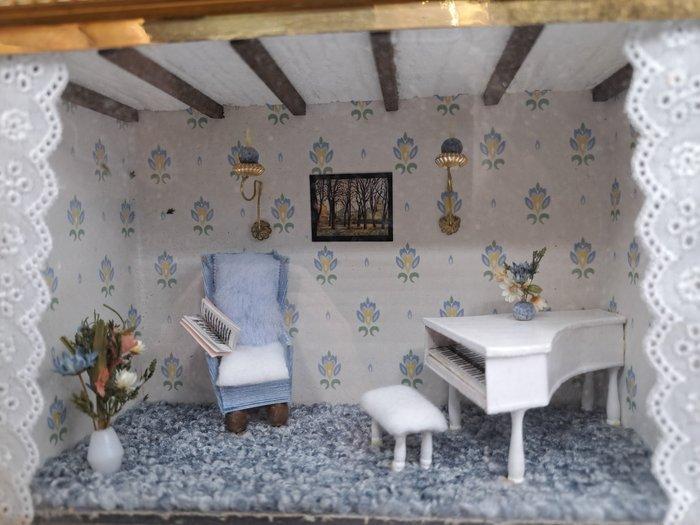 Schilderijlijst - Poppenhuis - 1990-2000 - Frankrijk, Antiek en Kunst, Curiosa en Brocante