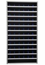 Vakkenkast schottenkast 198x100x30 72 schotjes grijs, Ophalen of Verzenden, Nieuw