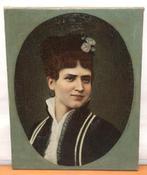Franse school (XIX) - Retrato femenino