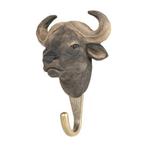 Kapstokhaak hout kapstok wandhaak Wildlife Afrikaanse buffel, Nieuw