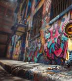 I_KONIQ - NIGHT GRAFFITI MINION AT WORK, Nieuw in verpakking