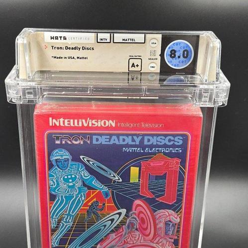 Mattel - Intellivision - Tron: Deadly Discs WATA 8.0 A+, Games en Spelcomputers, Spelcomputers | Overige Accessoires