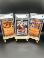 Pokémon - 3 Graded card - Charmander/Charizard/Charmeleon -