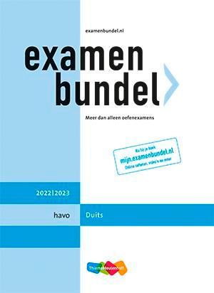 Examenbundel / havo Duits 2022/2023 9789006639605, Boeken, Studieboeken en Cursussen, Gelezen, Verzenden