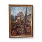 Mario Bertelli (XX) - La Processione alla Sacra di San, Antiek en Kunst