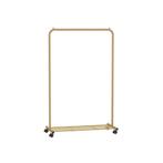 Kledingrek 91cm Goud op Wielen | OP = OP | Metalen Kapstok, Kleding | Dames, Verzenden, Met wielen, Nieuw