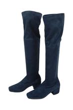 Manfield laarzen in maat 38 Blauw | 15% korting, Kleding | Dames, Hoge laarzen, Zo goed als nieuw, Manfield, Verzenden