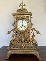Pendule de cheminée Style Art nouveau - Bronze doré -, Antiquités & Art