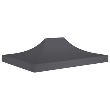 vidaXL Partytentdak 270 g/m² 4x3 m antraciet, Verzenden