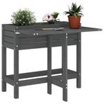 vidaXL Plantenbak met inklapbaar tafelblad massief, Tuin en Terras, Verzenden, Nieuw