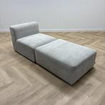 Tweedehands complete set HAY 1x Sofa met hocker, Licht grijs, Huis en Inrichting, Zetels | Zetels, Gebruikt
