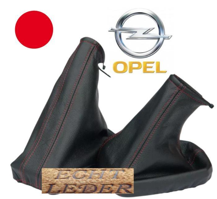 Echt Lederen Handrem en Pookhoes OPEL Corsa C 2000-2006 Rood, Auto diversen, Auto-accessoires, Nieuw, Verzenden
