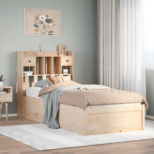 vidaXL Bedframe zonder matras massief grenenhout 75x190 cm, Huis en Inrichting, Slaapkamer | Bedden, Nieuw, Verzenden
