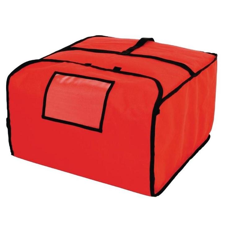 Pizza tas groot polyester rood | 510x510x305(h)mm Vogue, Zakelijke goederen, Horeca | Keukenapparatuur, Nieuw in verpakking, Verzenden