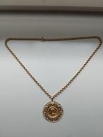 Ketting met hanger - 18 karaat Geel goud - vintage- Maagd
