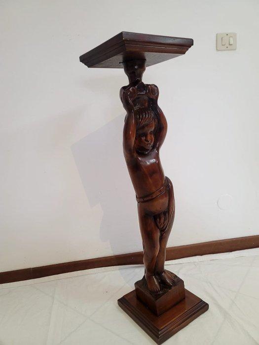 Bijzettafel - Hout - bijzettafeltje, Antiquités & Art, Curiosités & Brocante