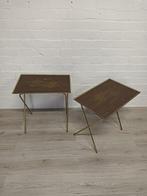 Tables gigognes - Métal, carton - pliable