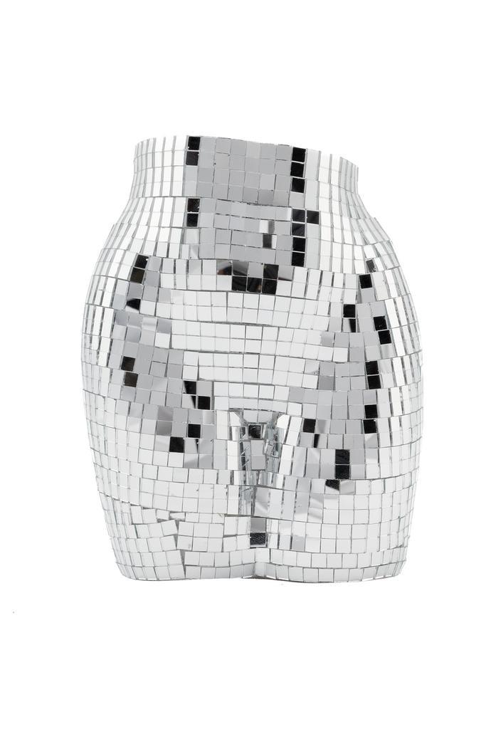 Bloempot Spiegeltjes Man Onderlichaam Zilver Dames Paspop Di, Hobby en Vrije tijd, Feestartikelen, Nieuw, Ophalen of Verzenden