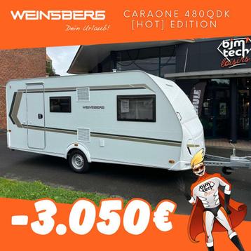 Caravane Weinsberg CaraOne 480 QDK (2025), Jusqu'à 6, 7 à 8 mètres, 1000 - 1250 kg