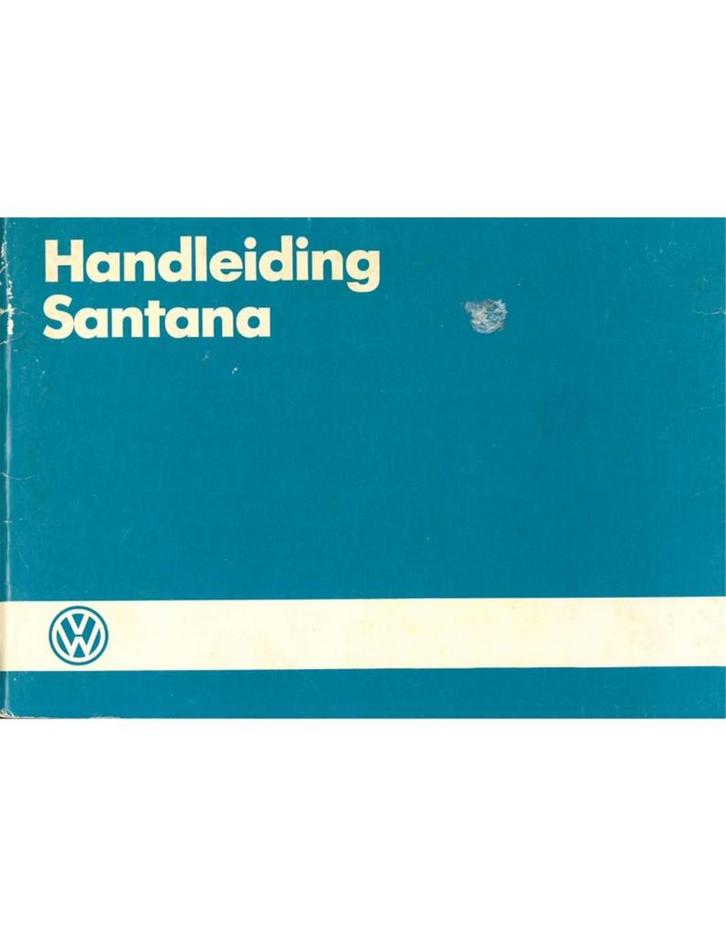 1984 VOLKSWAGEN SANTANA INSTRUCTIEBOEKJE NEDERLANDS, Auto diversen, Handleidingen en Instructieboekjes, Ophalen of Verzenden