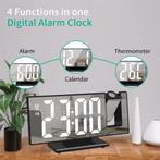 Digitale Wekker met Projectie - Alarm Klok Temperatuur, Elektronische apparatuur, Wekkers, Verzenden, Nieuw