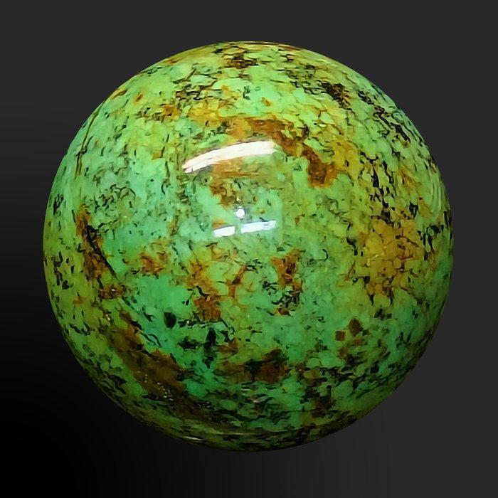 Prachtige natuurlijke turkooizen bol Kostbare steen uit, Collections, Minéraux & Fossiles