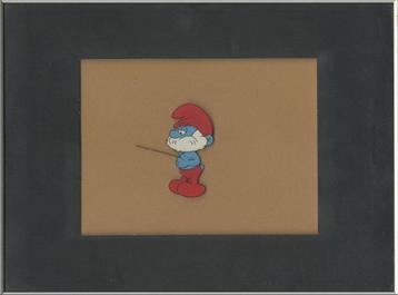 PEYO - De Smurfen - De Grote Smurf - 1 filmcell (jaren 1970) beschikbaar voor biedingen