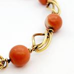 Armring - 18 karaat Geel goud - 24.00ct. tw. Koraal